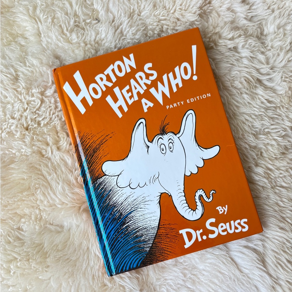 Dr. Seuss Horton Hears a Who! Orange and Blue Edition